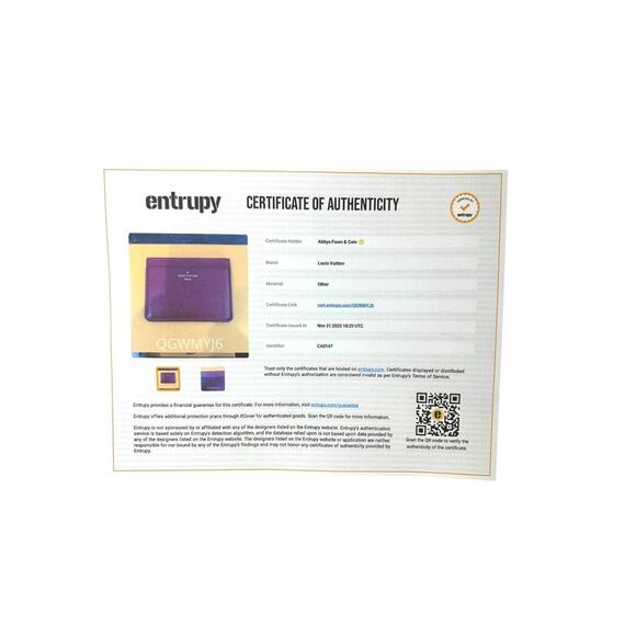 Louis Vuitton Cardholder/Wallet Insert Red with Box & Dust Bag (18639) - Picture 11 of 11